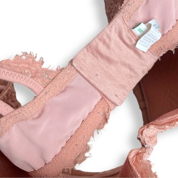 Aerie Real Power Balconette Lace Eyelash Bra 38D - Picture 5 of 7